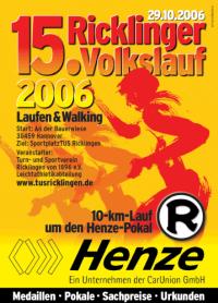 15. Ricklinger Volkslauf 2006
