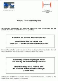 Projekt Sch�nemannplatz