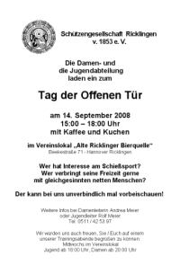 Tag der Offenen T�r bei der SG Ricklingen