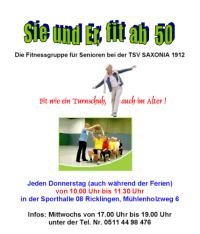 TSV Saxonia: Sie und er, fit ab 50