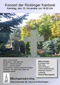 Konzert der Ricklinger Kantorei