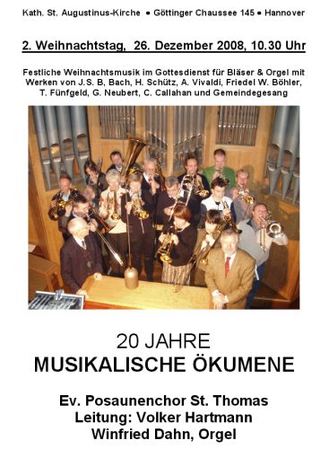 20 JAHRE MUSIKALISCHE ÖKUMENE