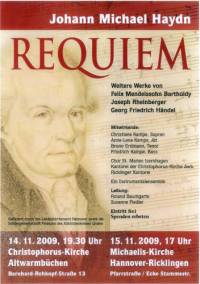 Requiem von Johann Michael Haydn