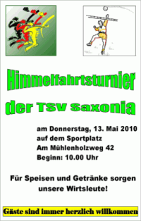Himmelfahrtsturnier der TSV Saxonia