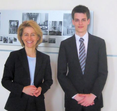 Ursula von der Leyen und Marvin Wolff