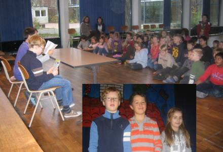 Autorenlesung für ihre Mitschüler