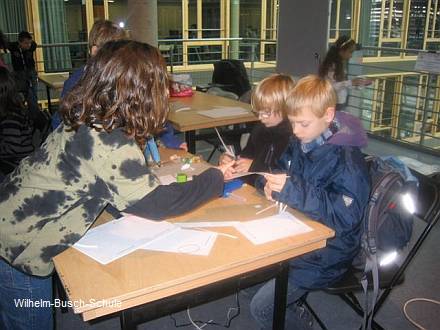 Messeauftritt des 4. Jahrgangs auf der Schülermesse