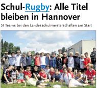 Schul-Rugby: Alle Titel bleiben in Hannover