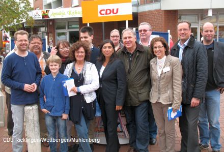 CDU-Ministerinnen aus Bund und Land vor Ort