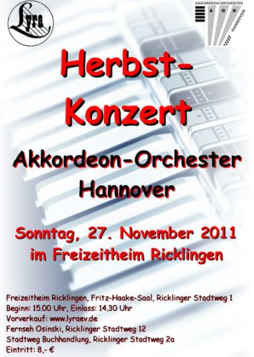 Frhjahrskonzert des Akkordeon-Orchesters Hannover