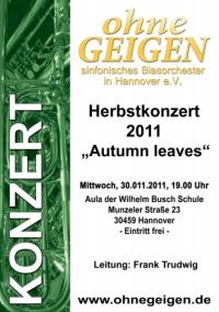 ohneGeigen Herbstkonzert