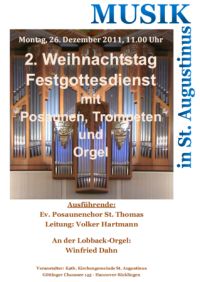 Festliche Weihnachtsmusik in St. Augustinus