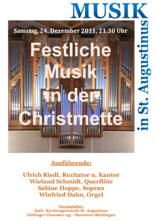 Christmette in St. Augustinus