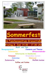 Sommerfest im Familienzentrum Gronostra�e