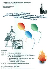Gemeindefest St. Augustinus 2012