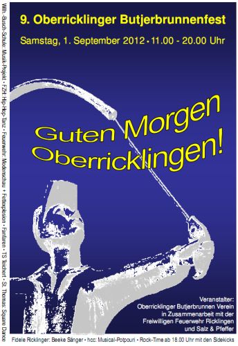 9. Oberricklinger Butjerbrunnenfest 2012