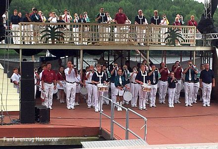 Fanfarenzug Hannover beim großen Treffen der Fanfarenzüge
