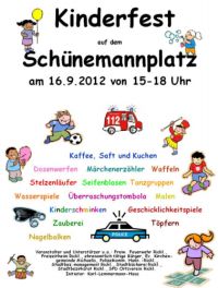 Kinderfest 2012 auf dem Sch�nemannplatz
