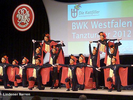 Prinzenehrengarde auf Platz 1. im Marschtanz in Mhlheim