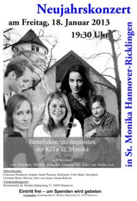 Neujahrskonzert in der Klosterkirche St. Monika