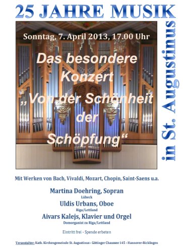 25 Jahre Musik in St. Augustinus: Das besondere Konzert