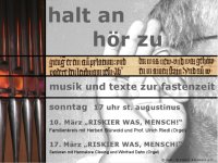 Fastenmeditation 2013 Halt an - H�r zu in St. Augustinus