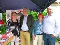 Nachmittagsschicht am Stand