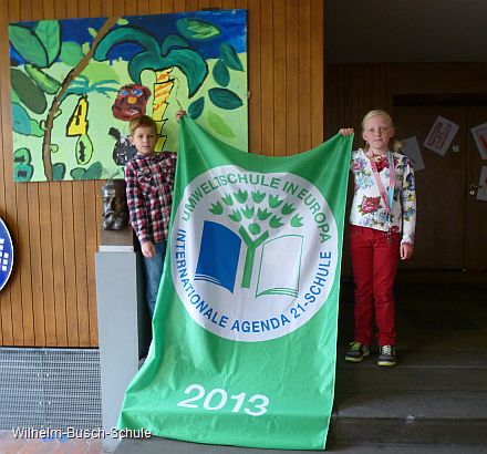 Wilhelm-Busc-Schule ist Umweltschule in Europa