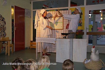 Die Singenden Kche machen die KiTa St. Thomas zur Kreativ-Kche