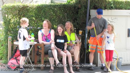 Tolle Untersttzung von den Anwohnern Am Wacholder