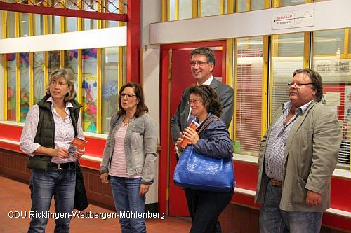 CDU besichtigt Baustelle der IGS Mühlenberg