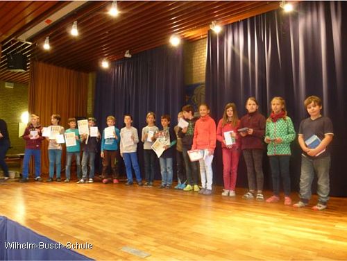 Wilhelm-Busch-Schule: Mathematik-Wettbewerbe in der Grundschule