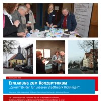 Forum zum integrierten Entwicklungskonzept für den Stadtbezirk Ricklingen