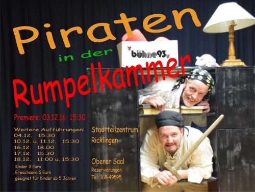 Weihnachtsmärchen: Piraten in der Rumpelkammer