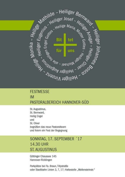 Festgottesdienst zur Errichtung des Pastoralbereichs Hannover-Sd