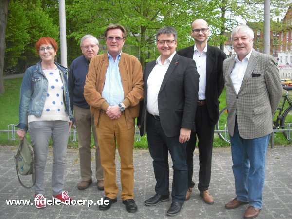 Sophie Bergmann, Rudolf Przibylla, Frank Weber, Andreas Markurth, Dr. Jens Menge und Winfried Dahn (v.l.)