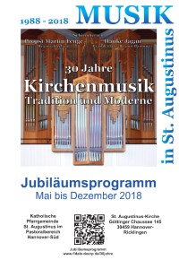 Jubiläumsprogramm 2018