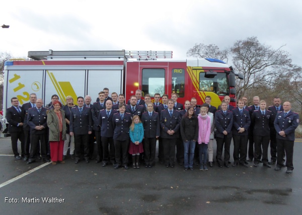 Alle anwesenden Aktiven, zusammen mit den fördernden Mitgliedern und einigen Familienangehörigen (Foto: Martin Walther)