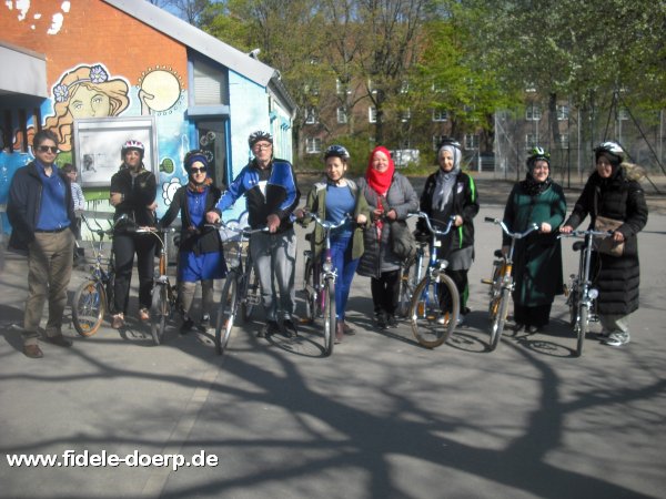 Integration macht Schule mit dem Fahrrad