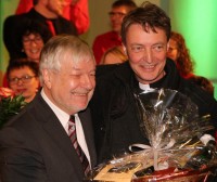 Winfried Dahn und Pfarrer Thomas Berkefeld (v.l. / Foto: Thilo Wendel)