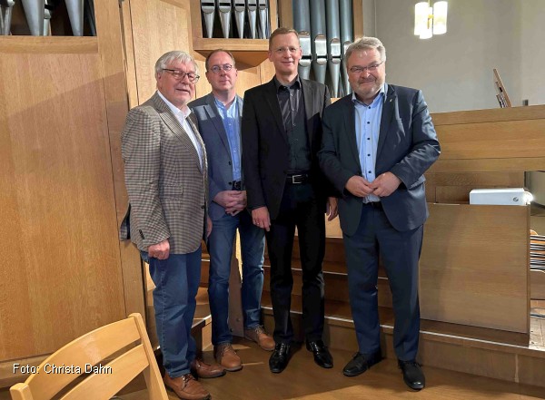 Thomas Hermann, Thomas Lennartz, Georg Schloetmann und Winfried Dahn (v.r. / Foto: Christa Dahn)