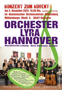 Adventskonzert des Orchester Lyra Hannover von 1899