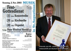 Zum 40. Jubilum 2003